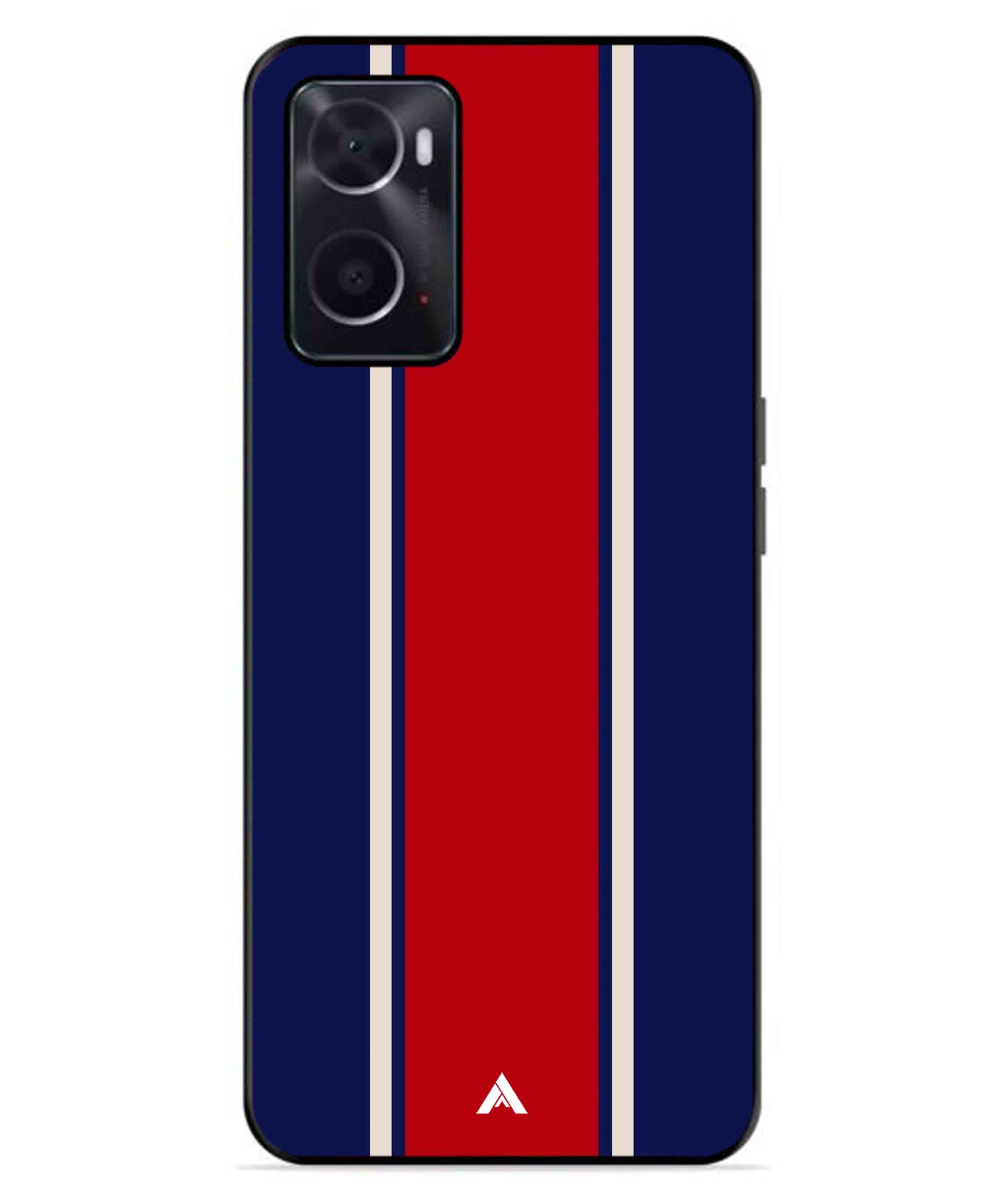 Stripe Pattern 15 Metal Back Cover Phone Case for Oppo A76