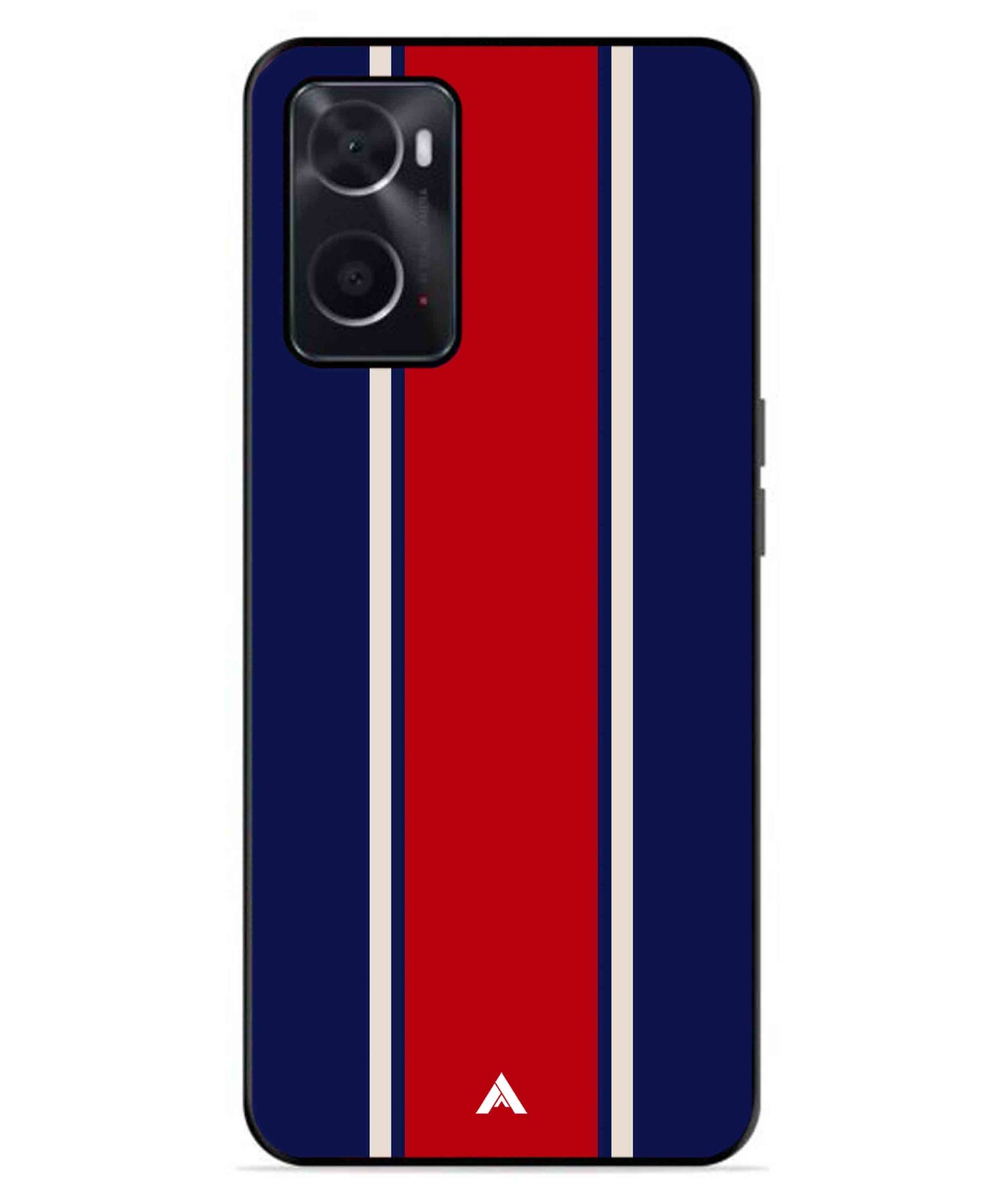 Stripe Pattern 15 Metal Back Cover Phone Case for Oppo A96