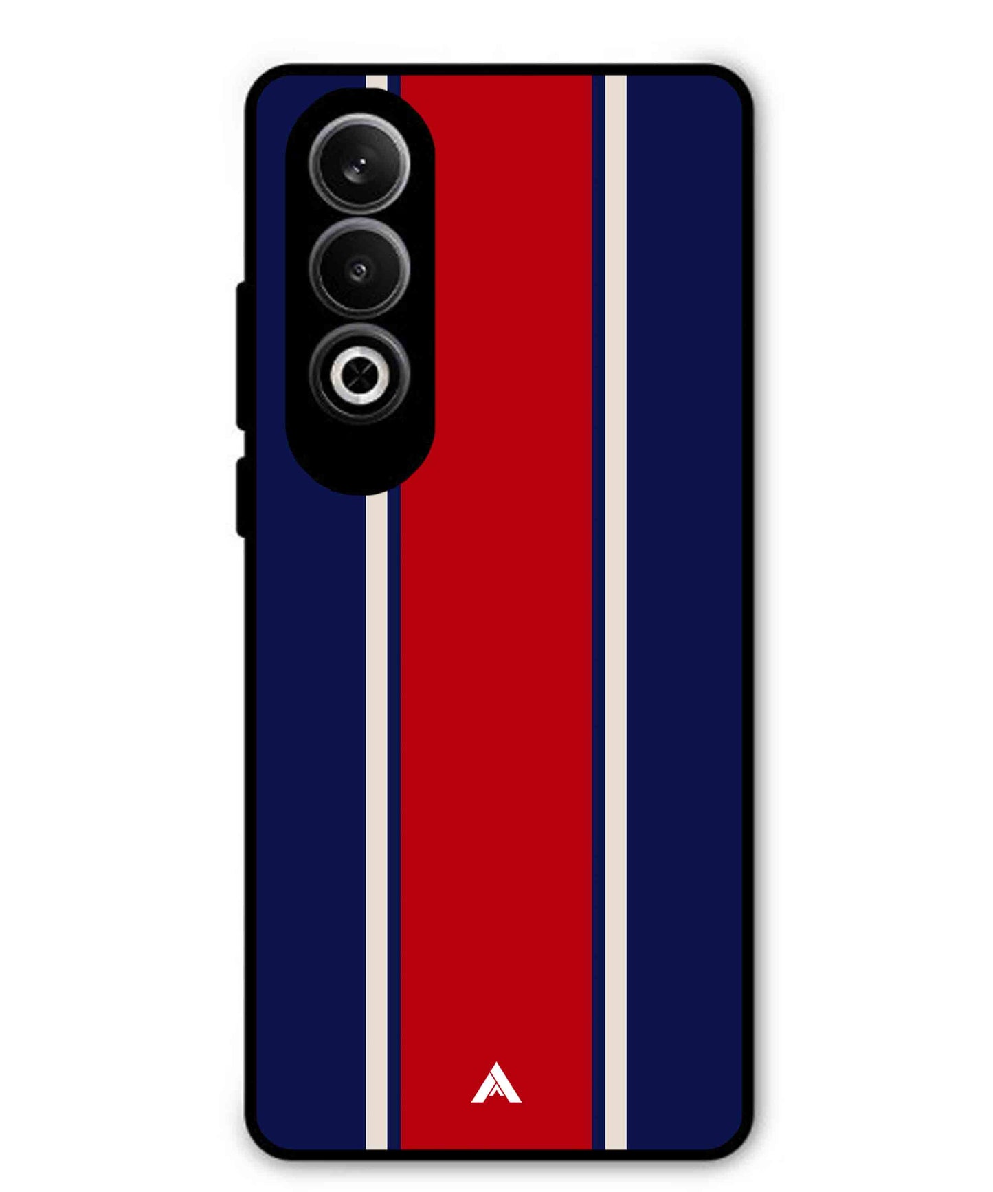 Stripe Pattern 15 Metal Back Cover Phone Case for Oppo K12