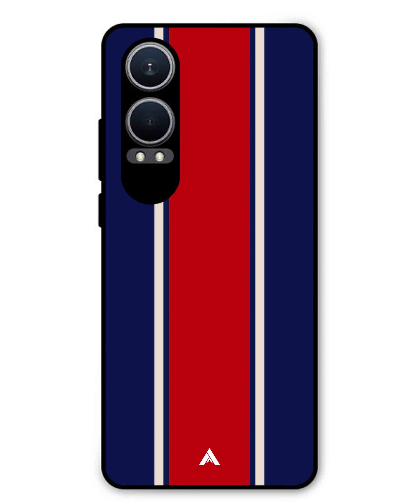 Stripe Pattern 15 Metal Back Cover Phone Case for Oppo K12x