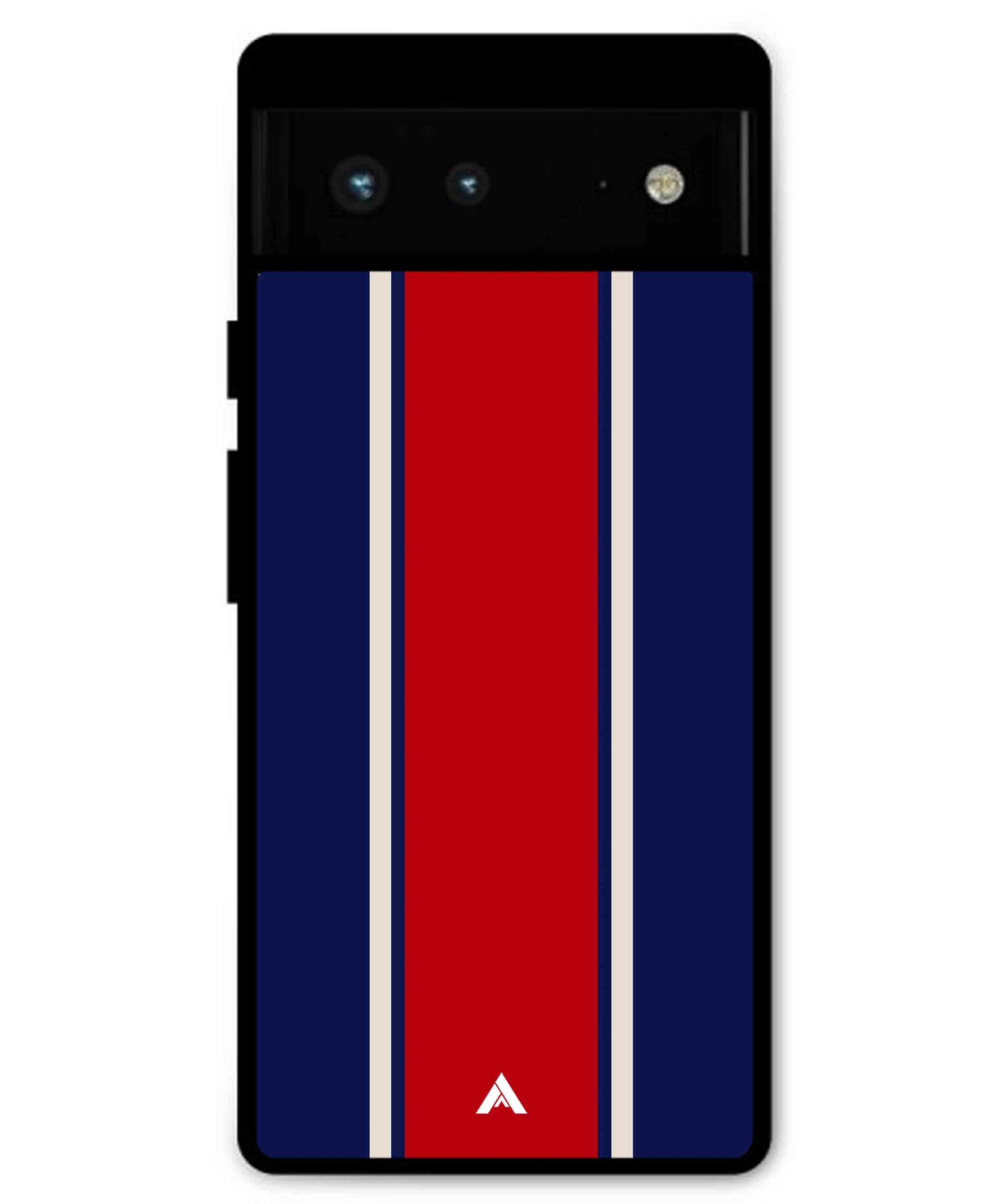 Stripe Pattern 15 Metal Back Cover Phone Case for Pixel 6A