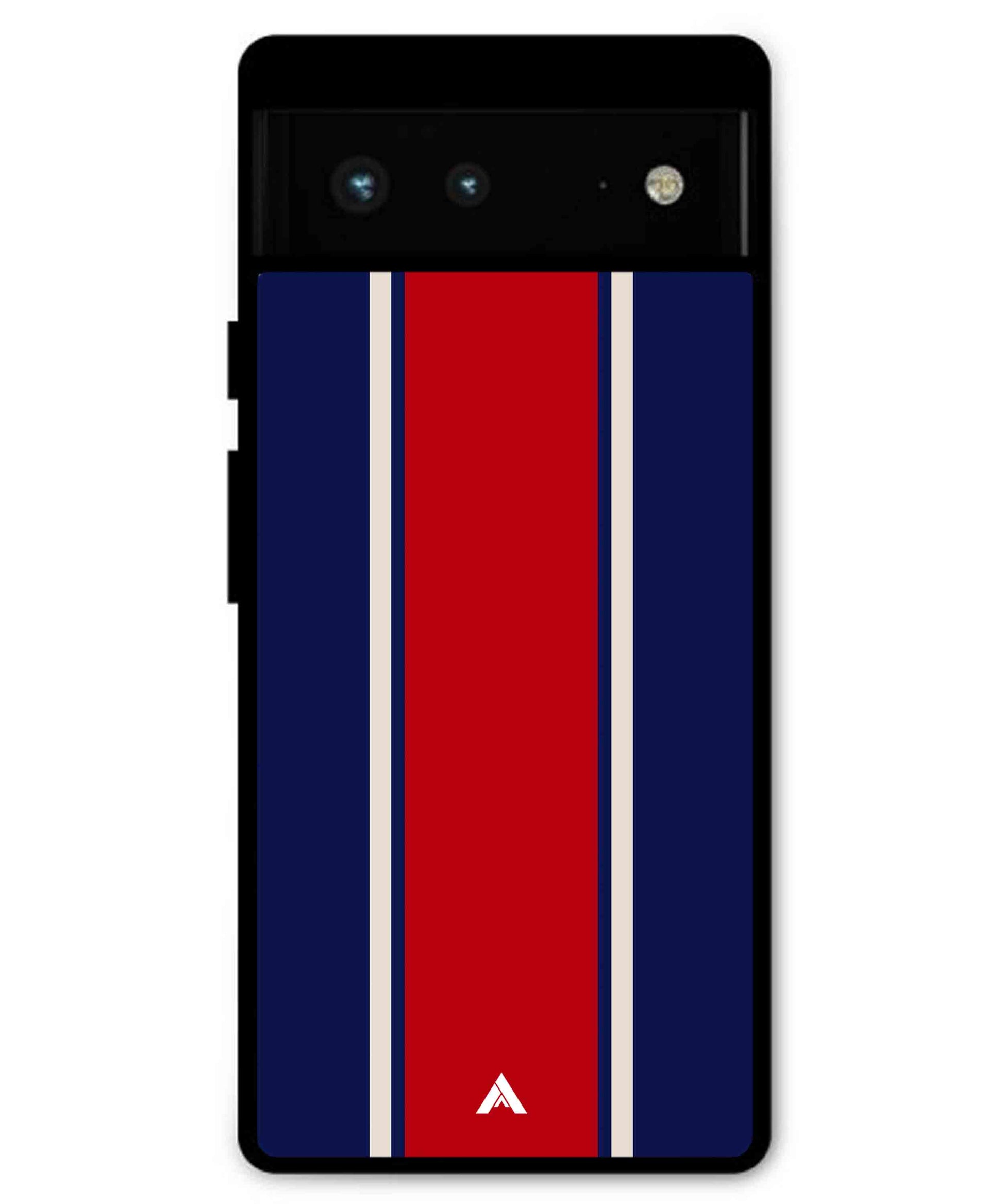 Stripe Pattern 15 Metal Back Cover Phone Case for Pixel 6 Pro
