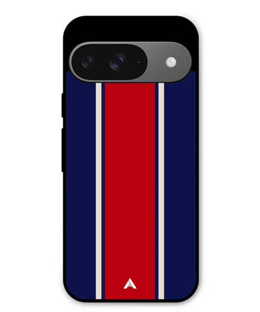 Stripe Pattern 15 Metal Back Cover Phone Case for Pixel 9