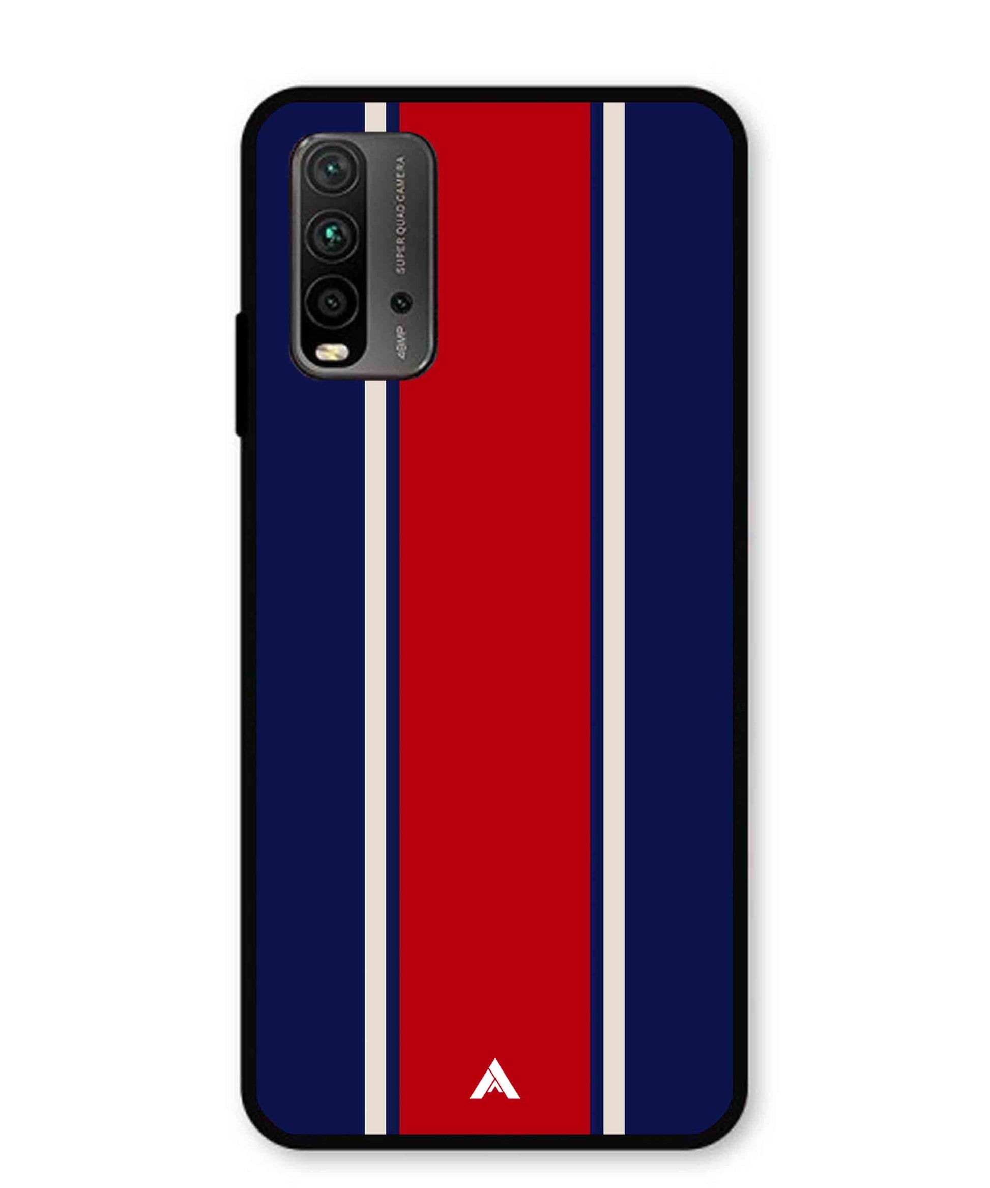 Stripe Pattern 15 Metal Back Cover Phone Case for Poco M3