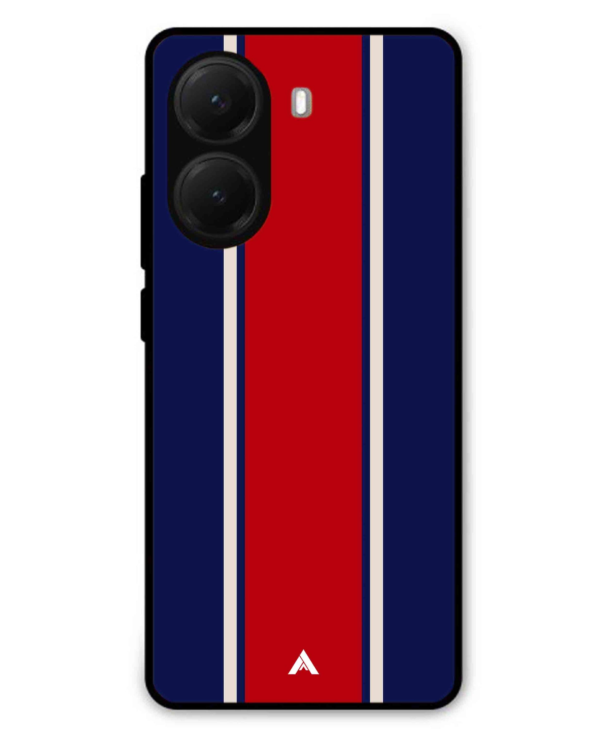 Stripe Pattern 15 Metal Back Cover Phone Case for Poco X7 Pro