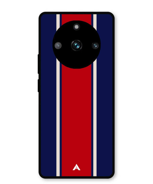 Stripe Pattern 15 Metal Back Cover Phone Case for Realme 11 Pro Plus