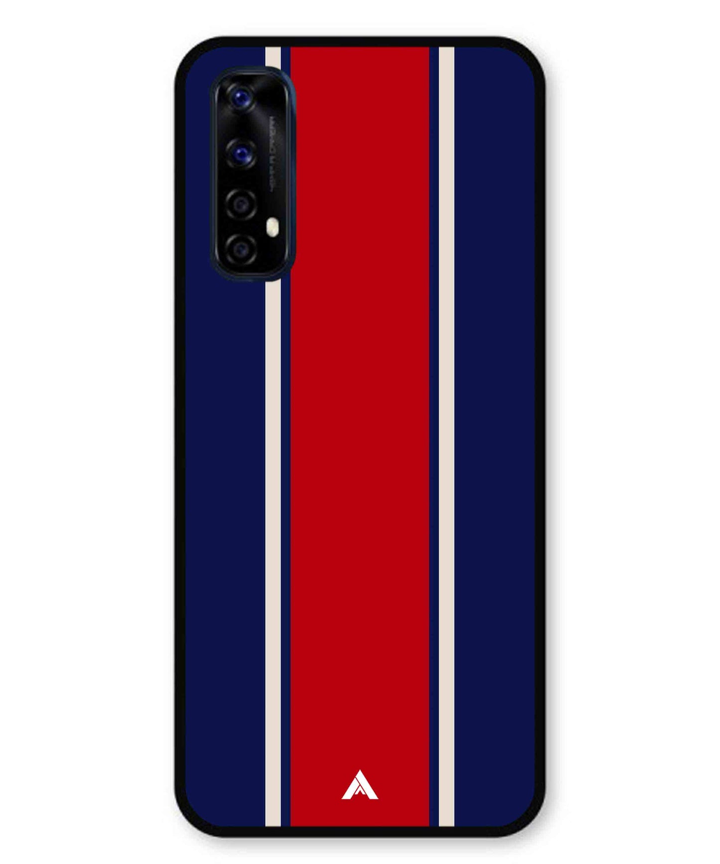 Stripe Pattern 15 Metal Back Cover Phone Case for Realme 7