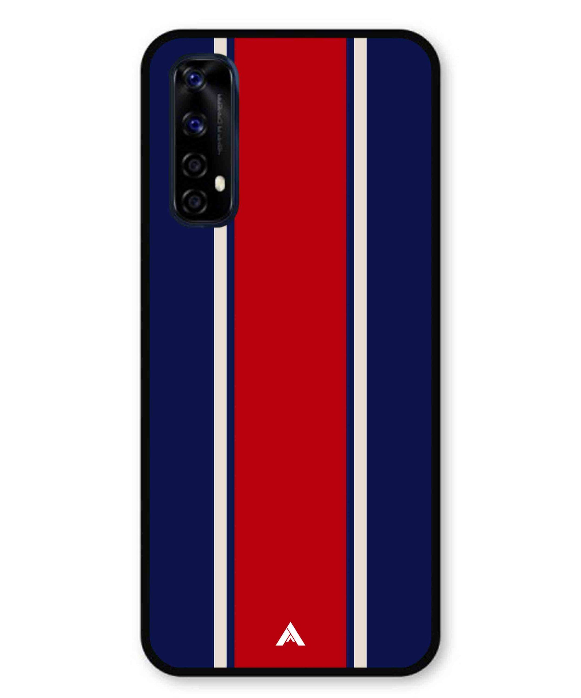 Stripe Pattern 15 Metal Back Cover Phone Case for Realme 7