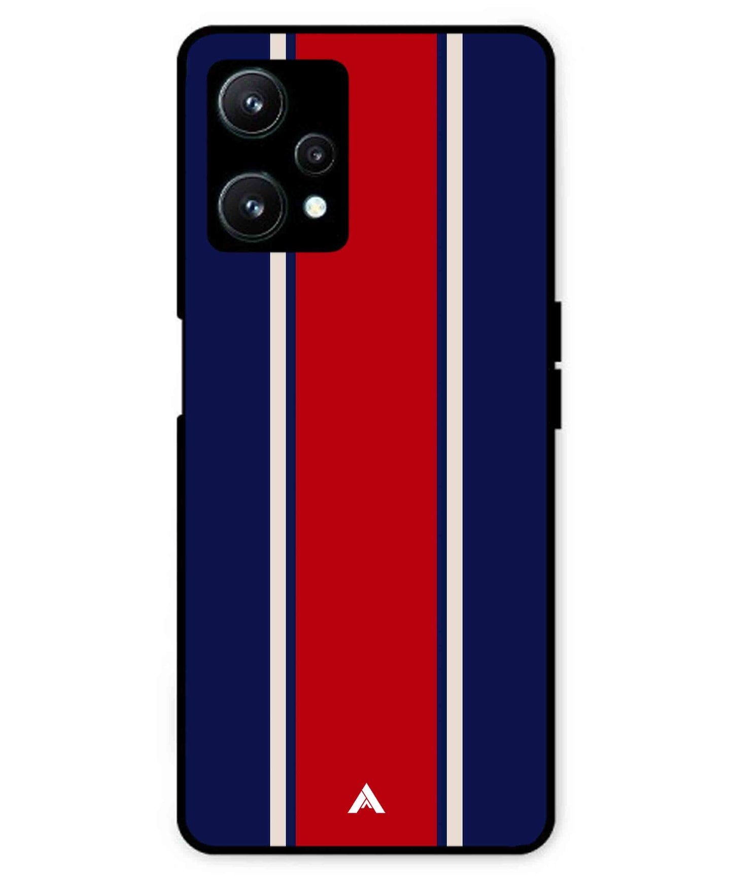 Stripe Pattern 15 Metal Back Cover Phone Case for Realme 9 SE
