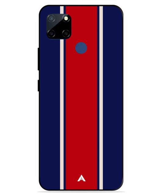Stripe Pattern 15 Metal Back Cover Phone Case for Realme C12