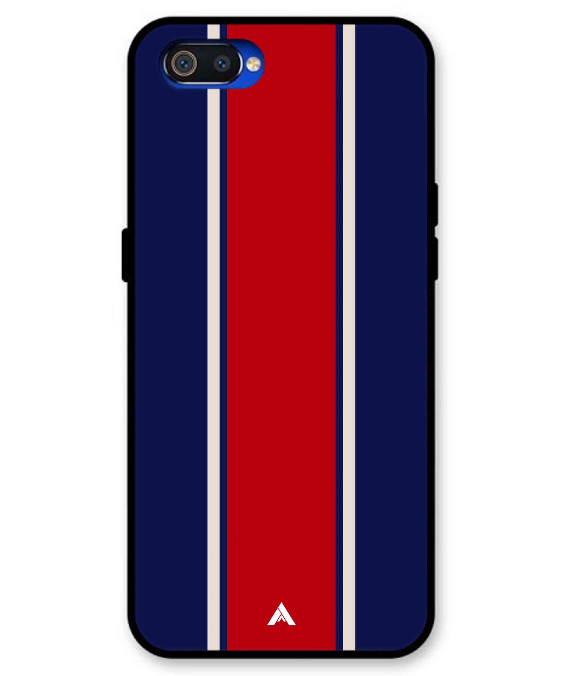 Stripe Pattern 15 Metal Back Cover Phone Case for Realme C2