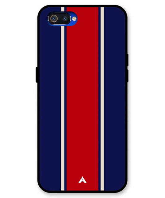 Stripe Pattern 15 Metal Back Cover Phone Case for Realme C2