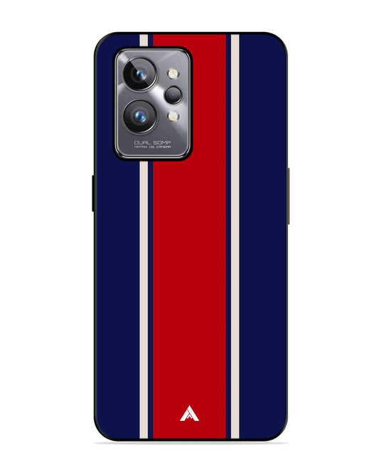 Stripe Pattern 15 Metal Back Cover Phone Case for Realme GT 2 Pro