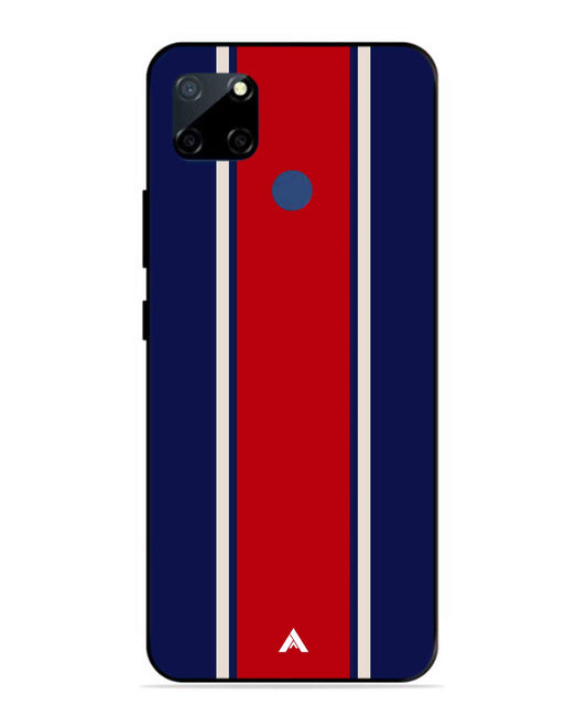 Stripe Pattern 15 Metal Back Cover Phone Case for Realme Narzo 30A