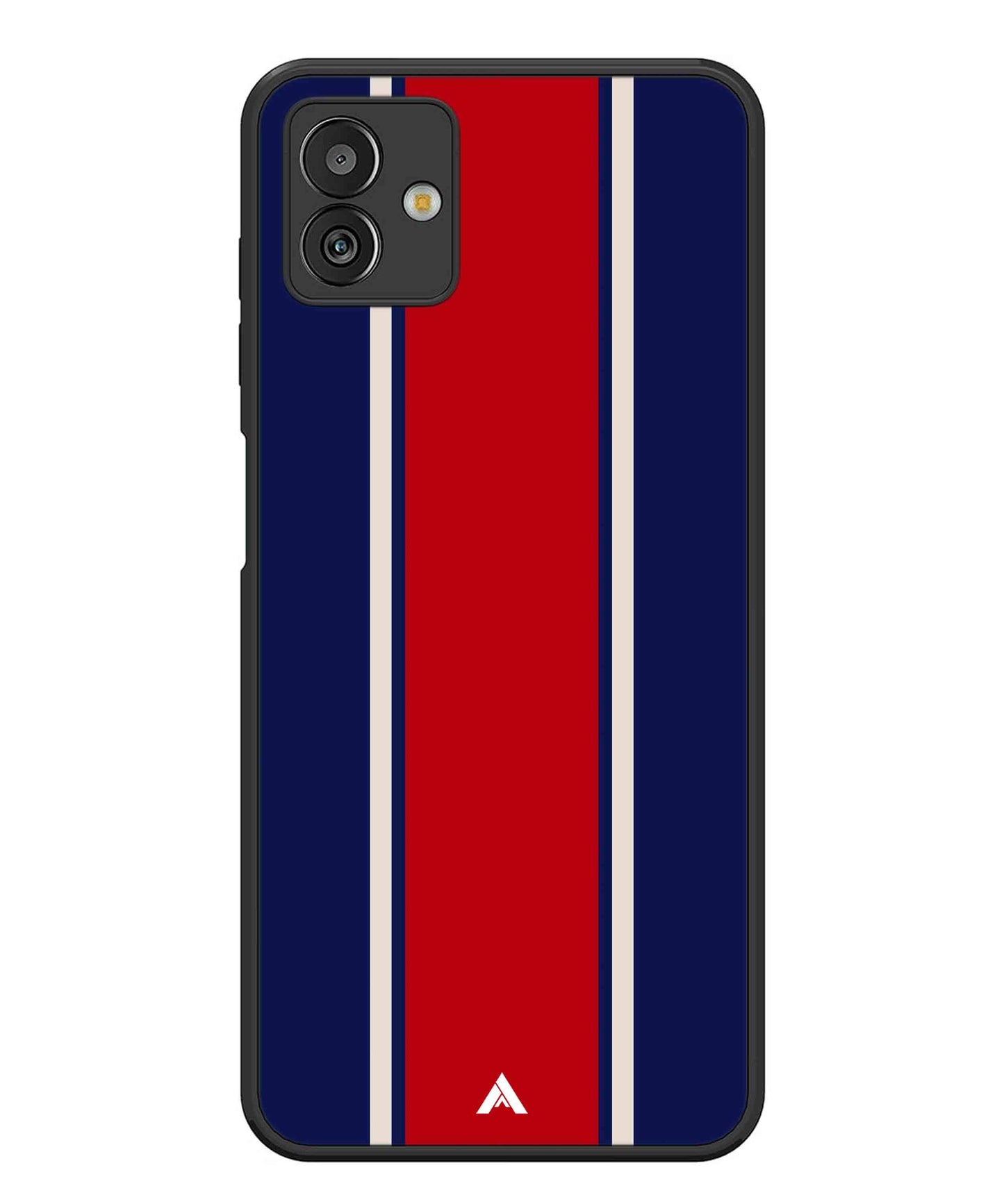 Stripe Pattern 15 Metal Back Cover Phone Case for Samsugn Galaxy M13 5G