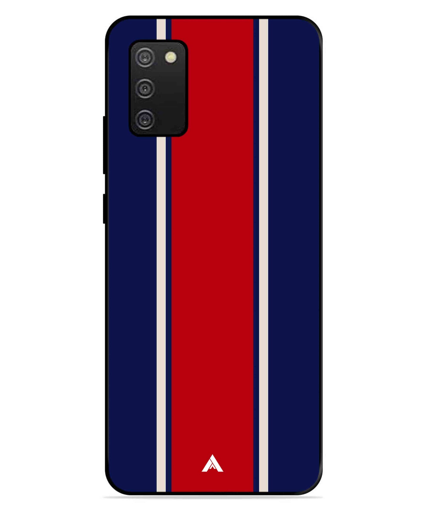 Stripe Pattern 15 Metal Back Cover Phone Case for Samsung Galaxy A03s