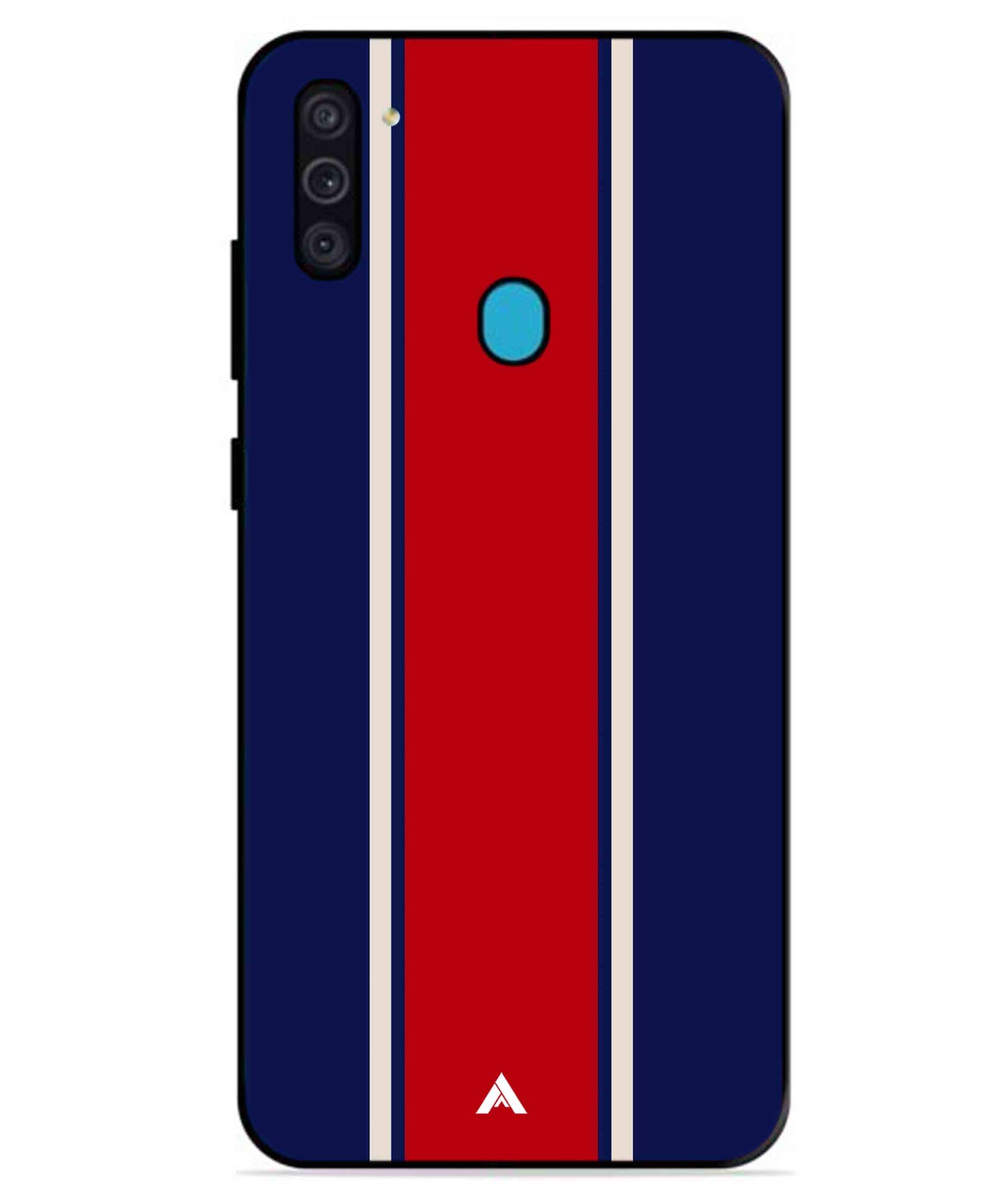 Stripe Pattern 15 Metal Back Cover Phone Case for Samsung Galaxy A11