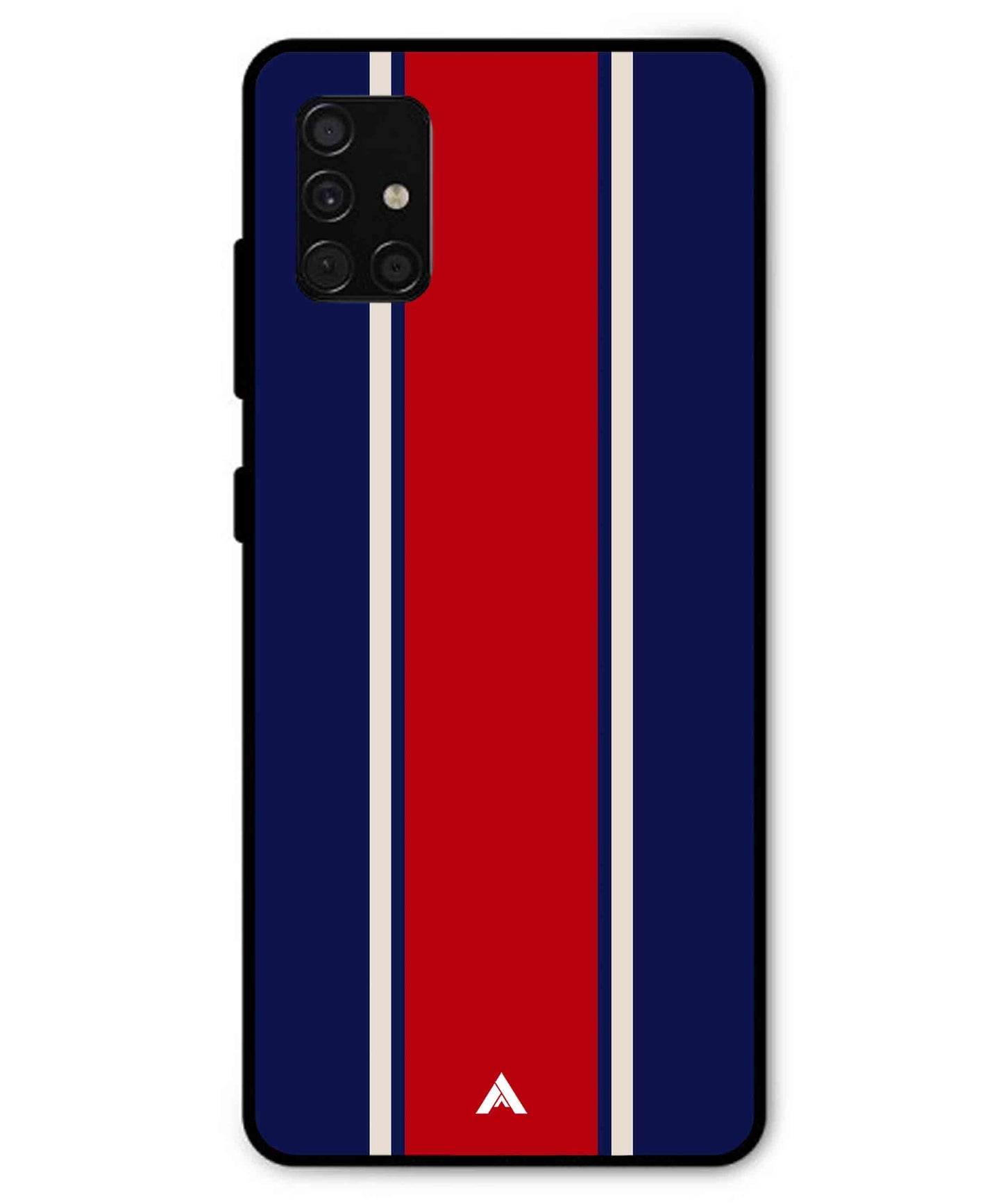 Stripe Pattern 15 Metal Back Cover Phone Case for Samsung Galaxy A51