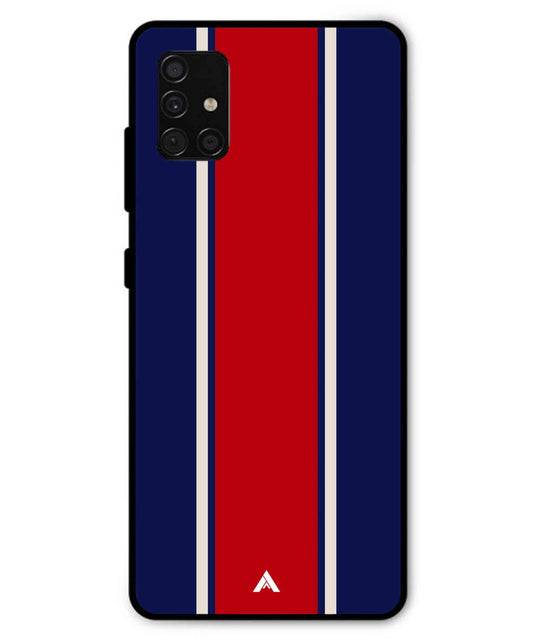 Stripe Pattern 15 Metal Back Cover Phone Case for Samsung Galaxy A51
