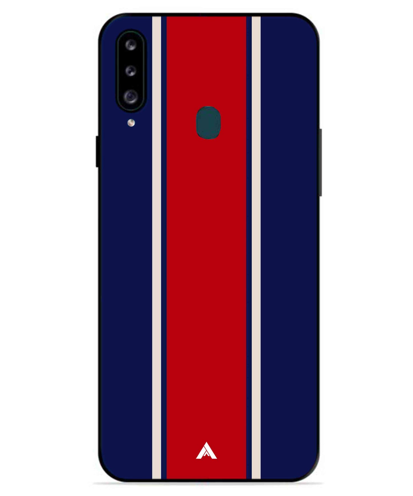 Stripe Pattern 15 Metal Back Cover Phone Case for Samsung Galaxy A70