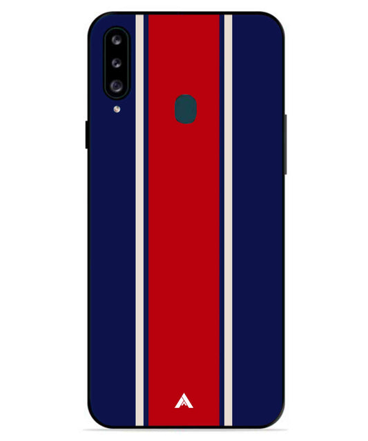 Stripe Pattern 15 Metal Back Cover Phone Case for Samsung Galaxy A70
