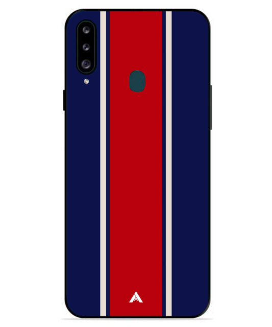 Stripe Pattern 15 Metal Back Cover Phone Case for Samsung Galaxy A70s
