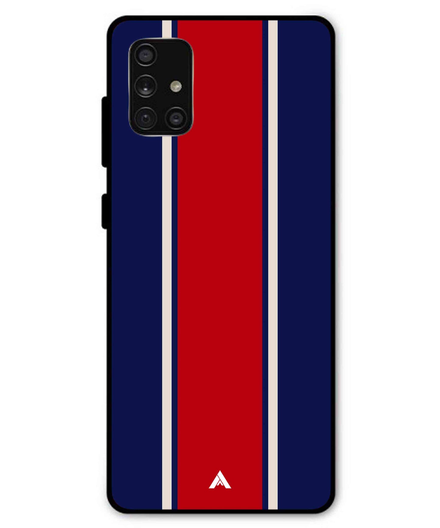 Stripe Pattern 15 Metal Back Cover Phone Case for Samsung Galaxy A71