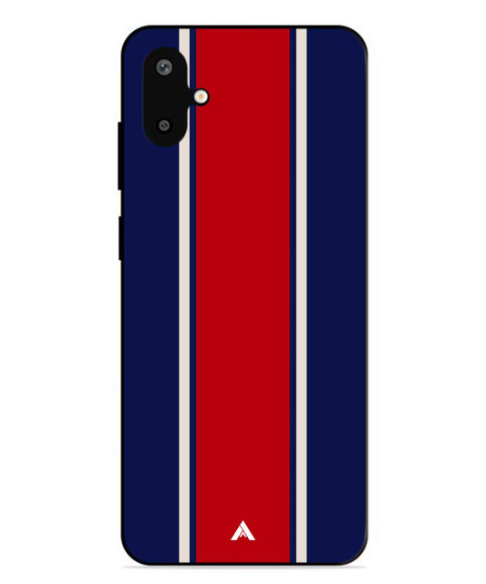 Stripe Pattern 15 Metal Back Cover Phone Case for Samsung Galaxy F06