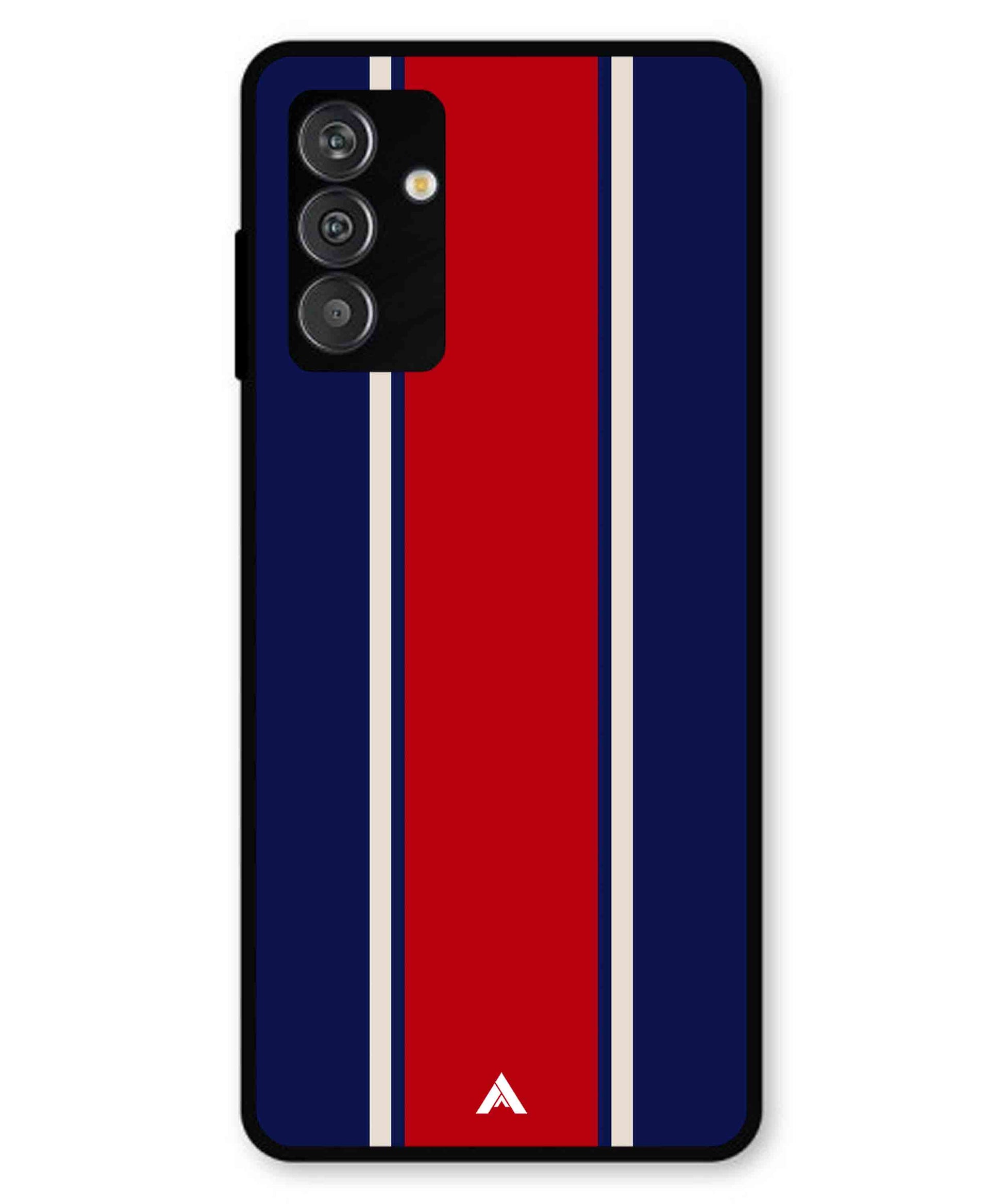 Stripe Pattern 15 Metal Back Cover Phone Case for Samsung Galaxy F14