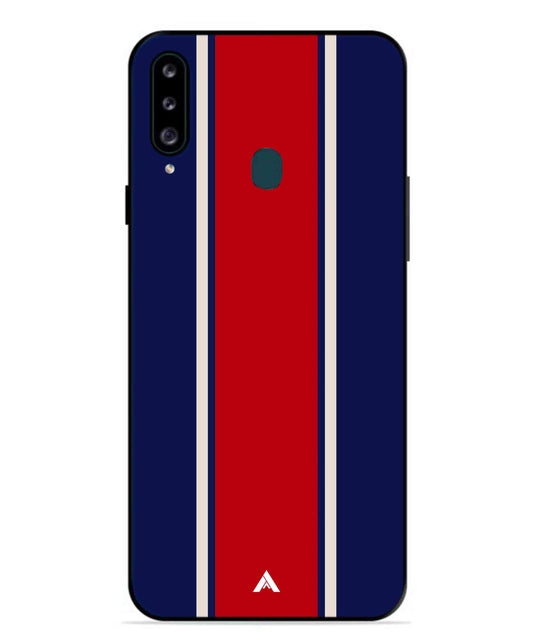 Stripe Pattern 15 Metal Back Cover Phone Case for Samsung Galaxy M30