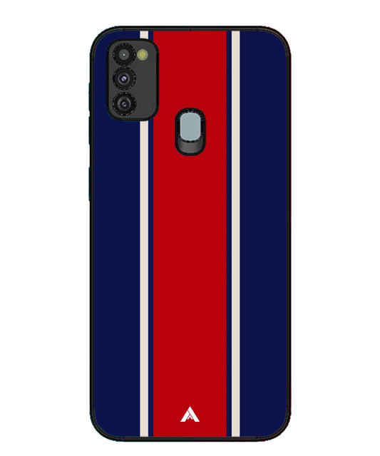 Stripe Pattern 15 Metal Back Cover Phone Case for Samsung Galaxy M30s