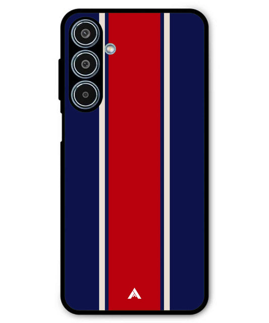 Stripe Pattern 15 Metal Back Cover Phone Case for Samsung Galaxy M35