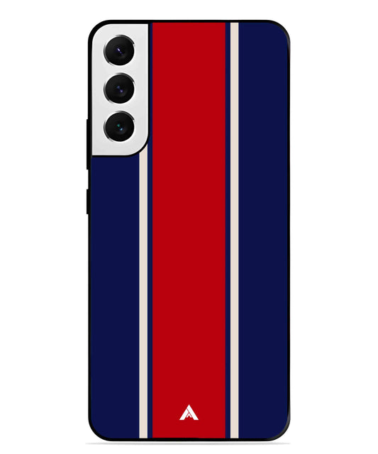 Stripe Pattern 15 Metal Back Cover Phone Case for Samsung Galaxy S21 Plus