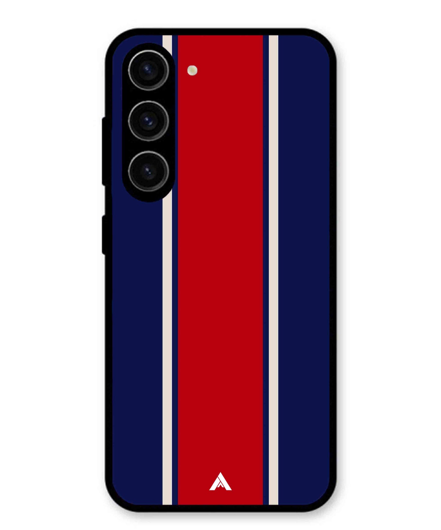 Stripe Pattern 15 Metal Back Cover Phone Case for Samsung Galaxy S23