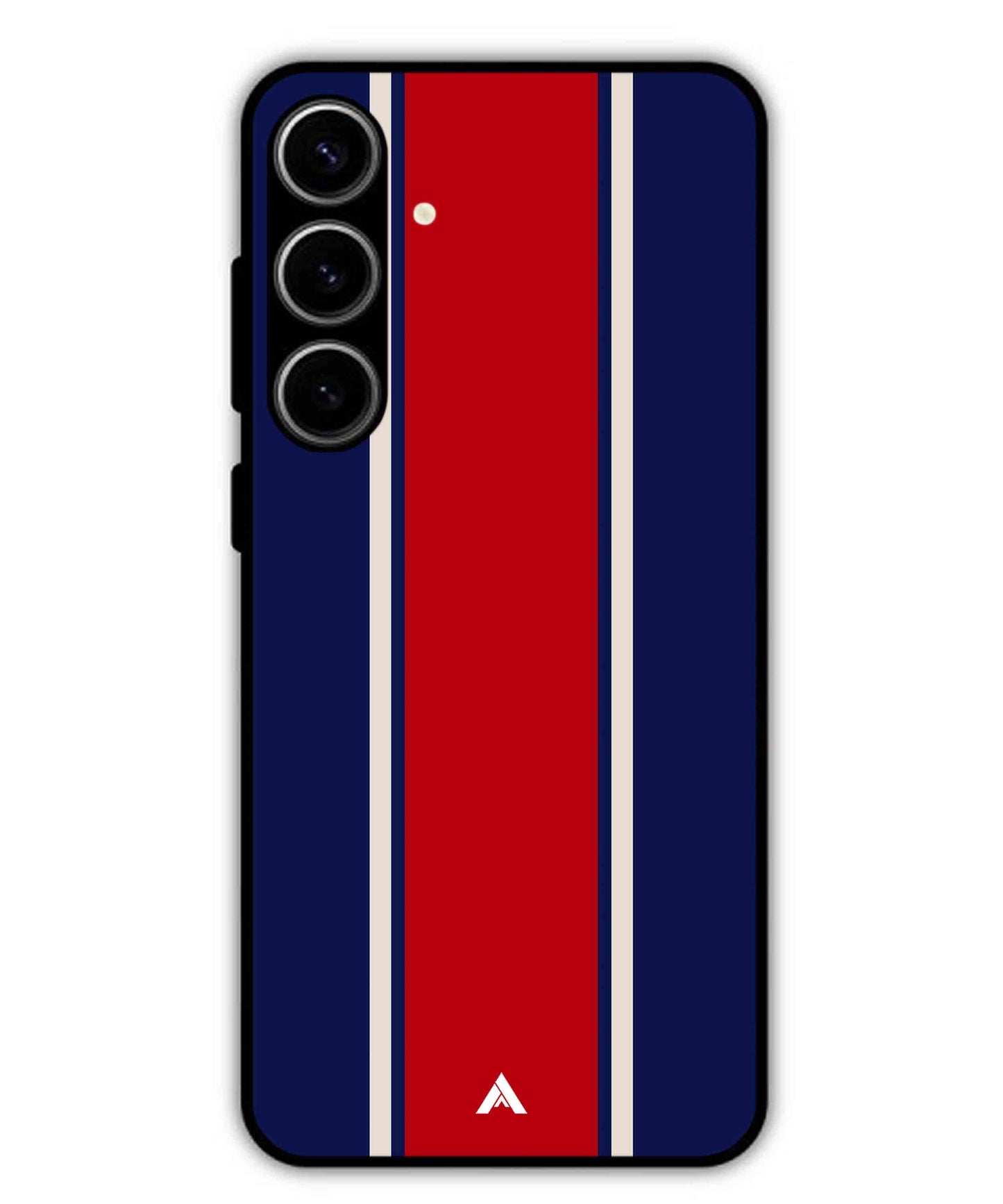 Stripe Pattern 15 Metal Back Cover Phone Case for Samsung Galaxy S23 Plus