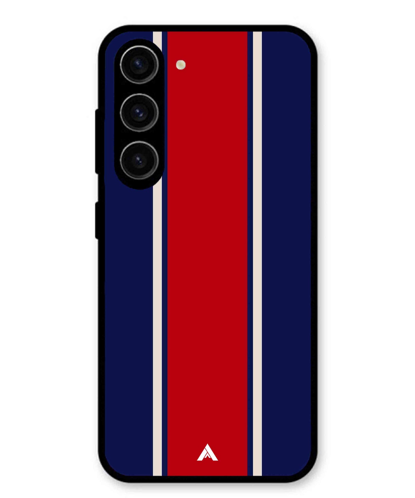 Stripe Pattern 15 Metal Back Cover Phone Case for Samsung Galaxy S24