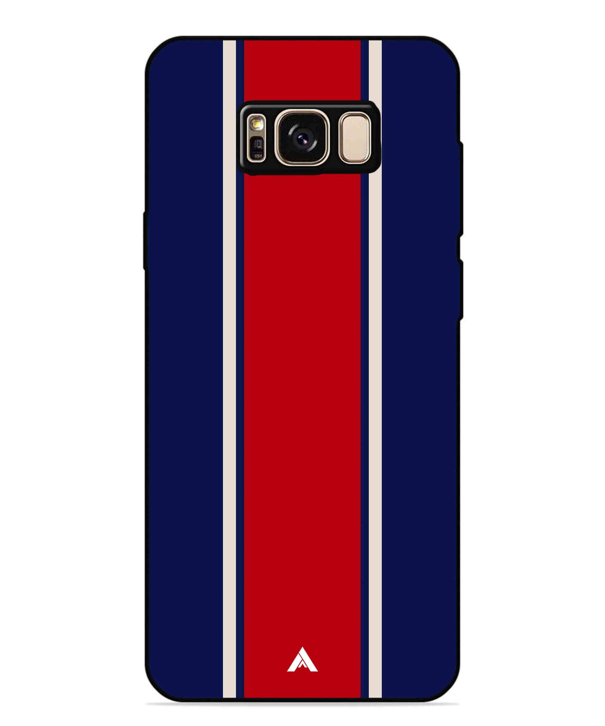 Stripe Pattern 15 Metal Back Cover Phone Case for Samsung Galaxy S8 Plus