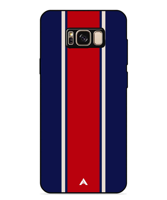 Stripe Pattern 15 Metal Back Cover Phone Case for Samsung Galaxy S8 Plus
