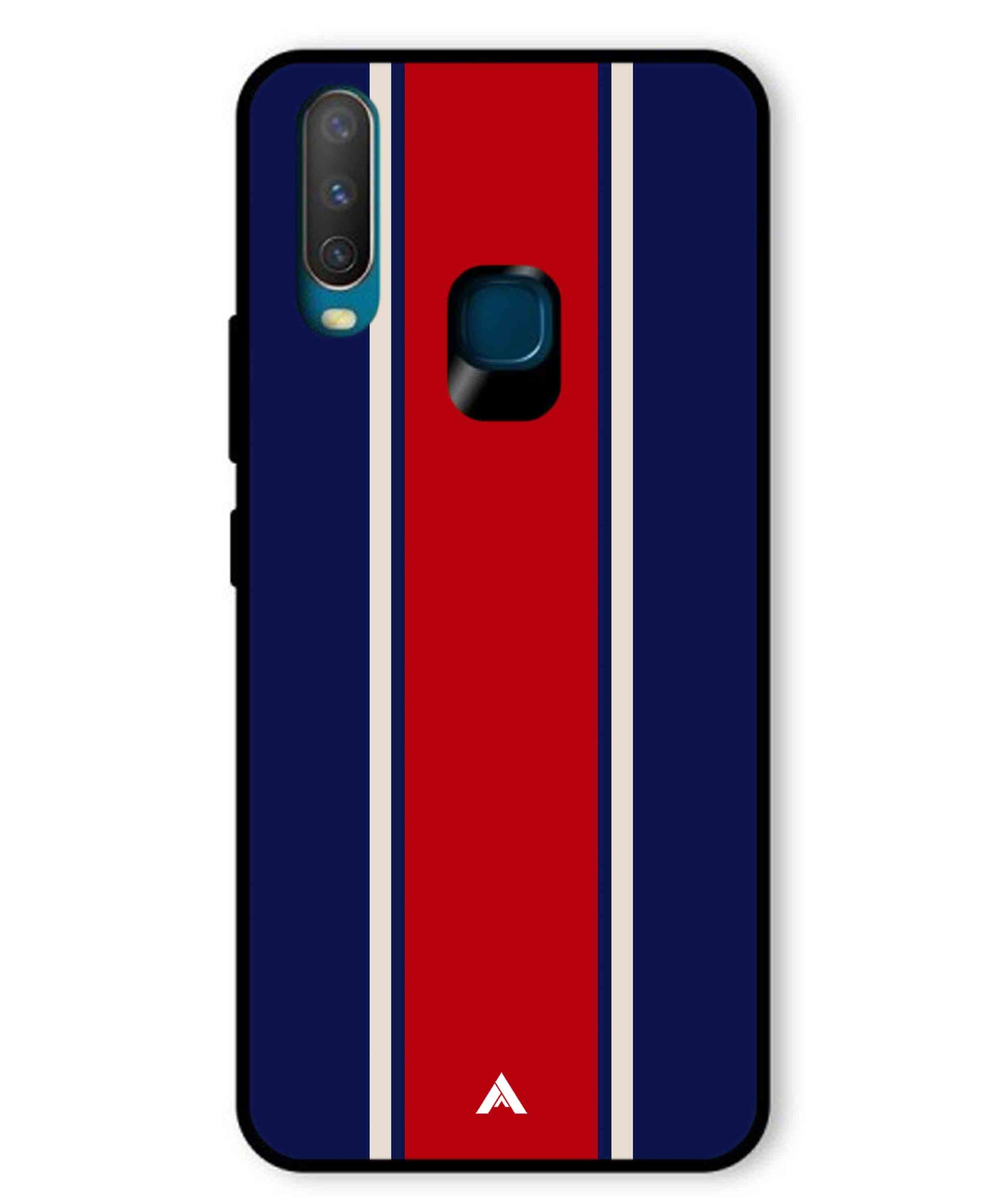 Stripe Pattern 15 Metal Back Cover Phone Case for Vivo U10
