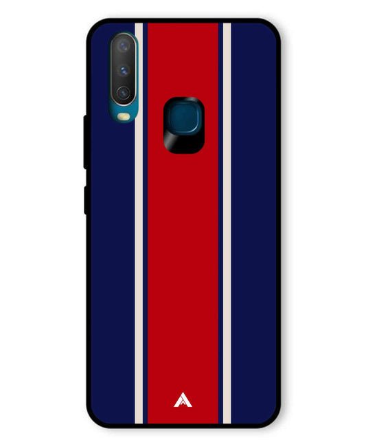 Stripe Pattern 15 Metal Back Cover Phone Case for Vivo U10