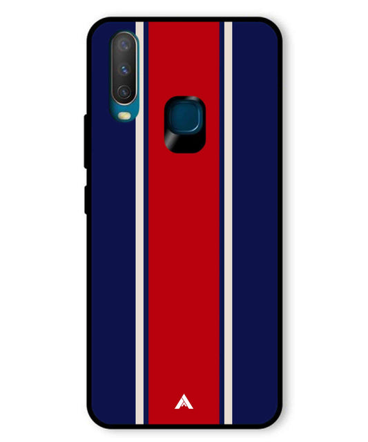 Stripe Pattern 15 Metal Back Cover Phone Case for Vivo Y15