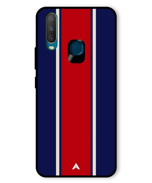 Stripe Pattern 15 Metal Back Cover Phone Case for Vivo Y17