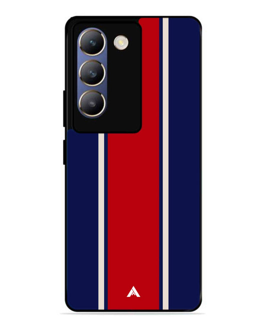 Stripe Pattern 15 Metal Back Cover Phone Case for Vivo Y200e