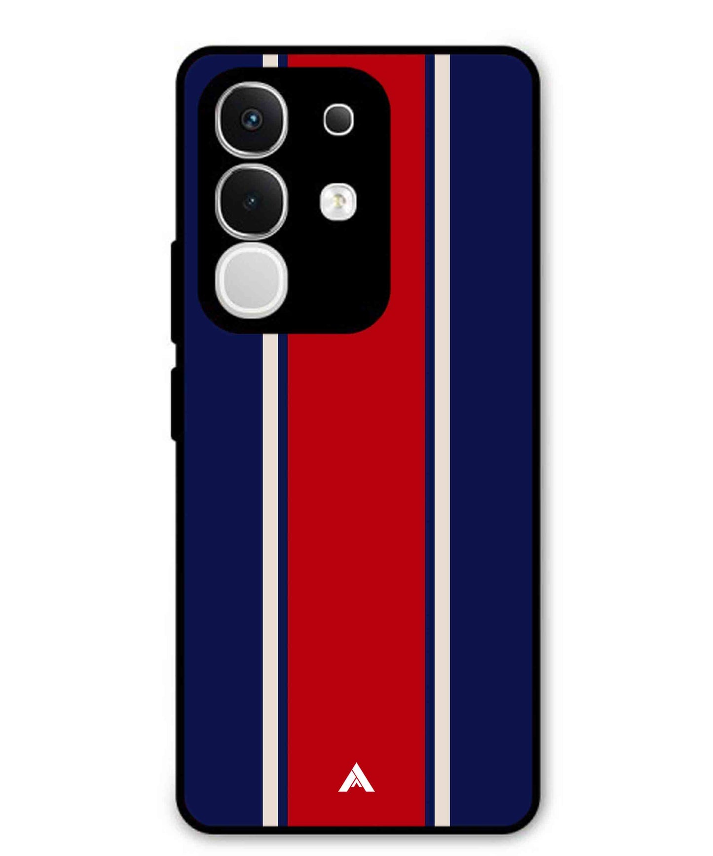 Stripe Pattern 15 Metal Back Cover Phone Case for Vivo Y29 4G