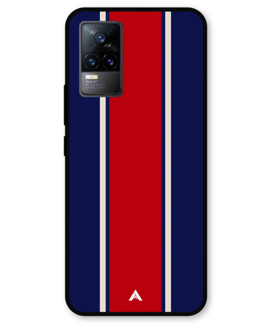 Stripe Pattern 15 Metal Back Cover Phone Case for Vivo Y73