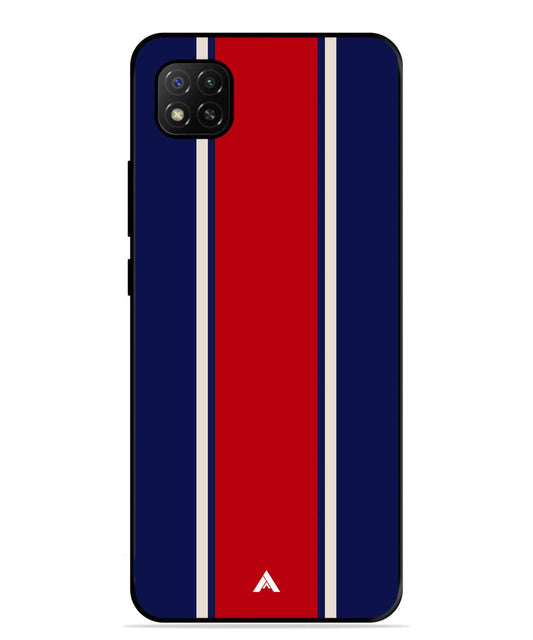 Stripe Pattern 15 Metal Back Cover Phone Case for Xiaomi Redmi Activ 9