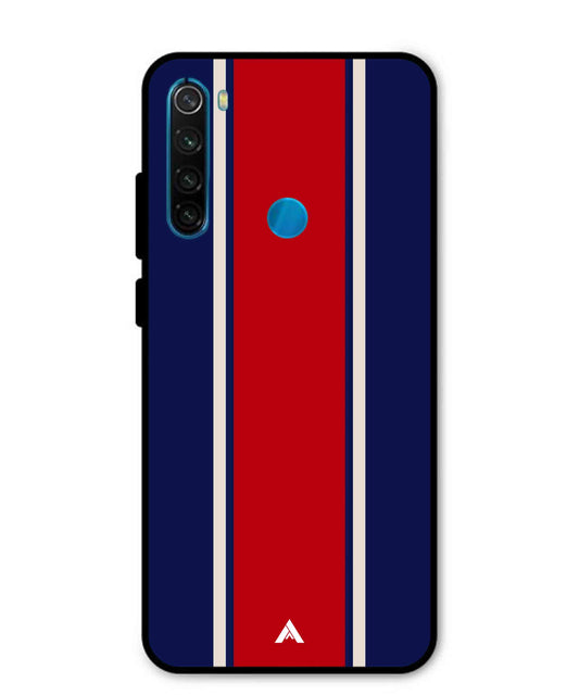 Stripe Pattern 15 Metal Back Cover Phone Case for Xiaomi Redmi Note 8