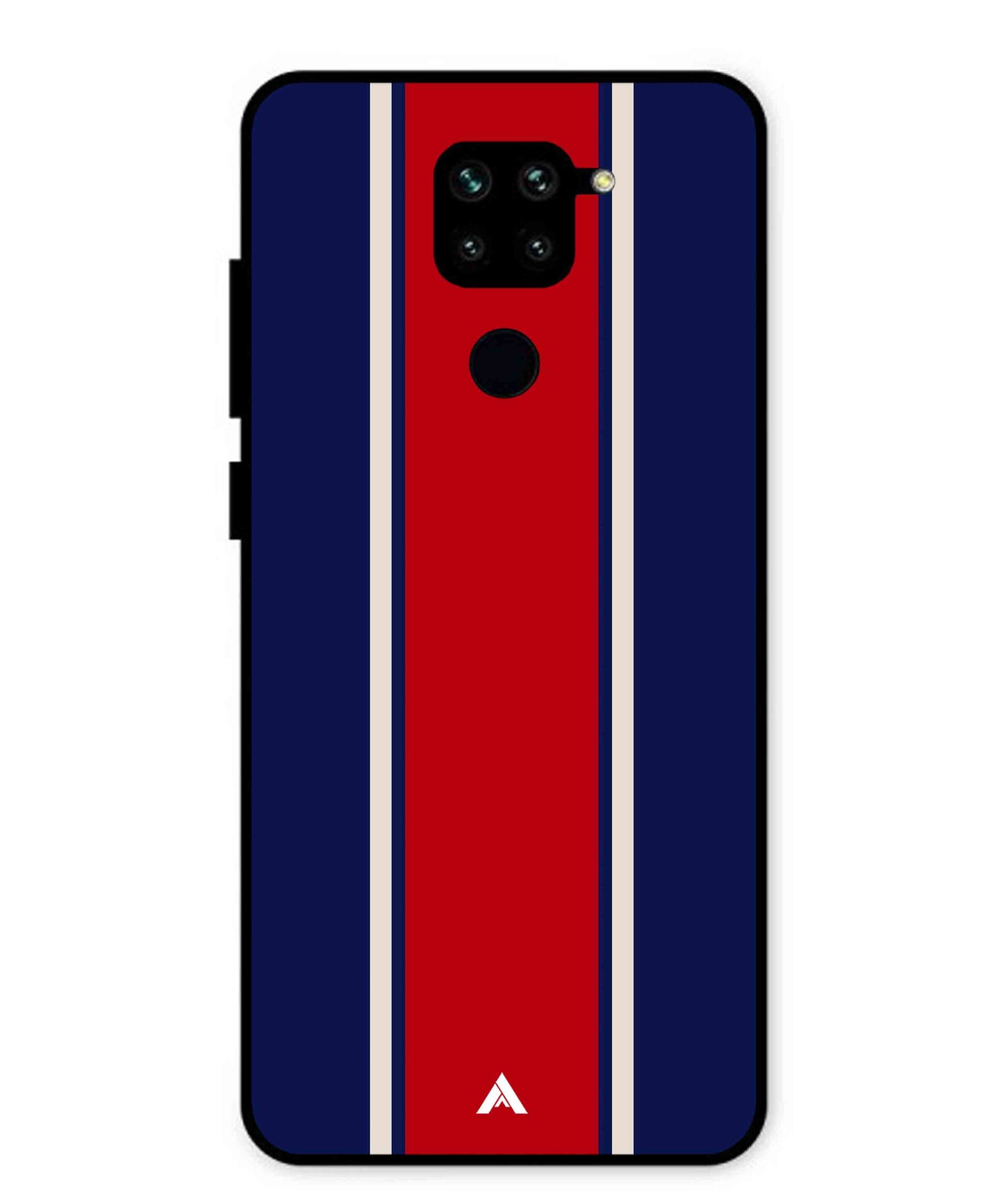 Stripe Pattern 15 Metal Back Cover Phone Case for Xiaomi Redmi Note 9