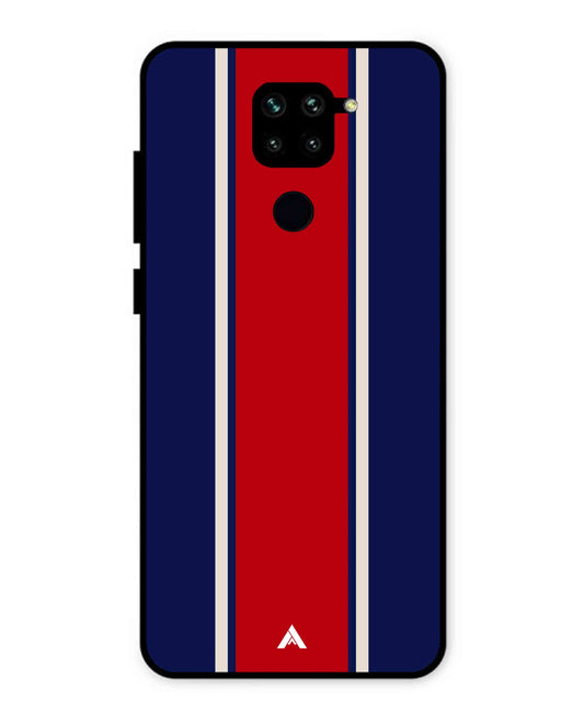 Stripe Pattern 15 Metal Back Cover Phone Case for Xiaomi Redmi Note 9