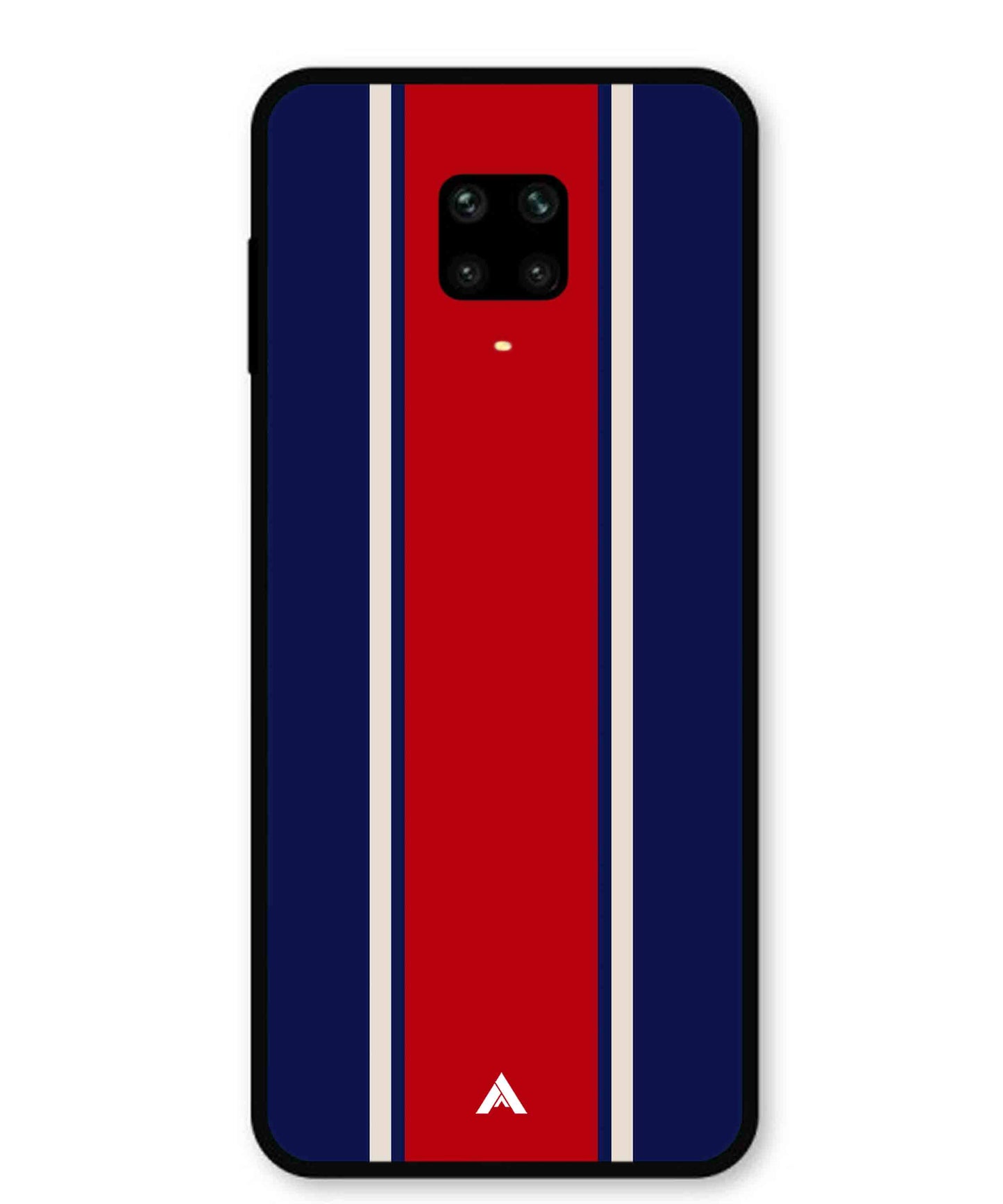 Stripe Pattern 15 Metal Back Cover Phone Case for Xiaomi Redmi Note 9 Pro